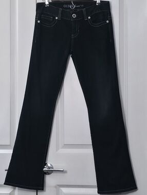 VINTAGE Guess | 1981 Los Angeles Dark Indigo Bootcut Jeans | Tag Size 31